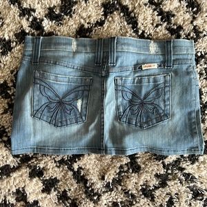 Never worn Vintage Frankie B butterfly miniskirt